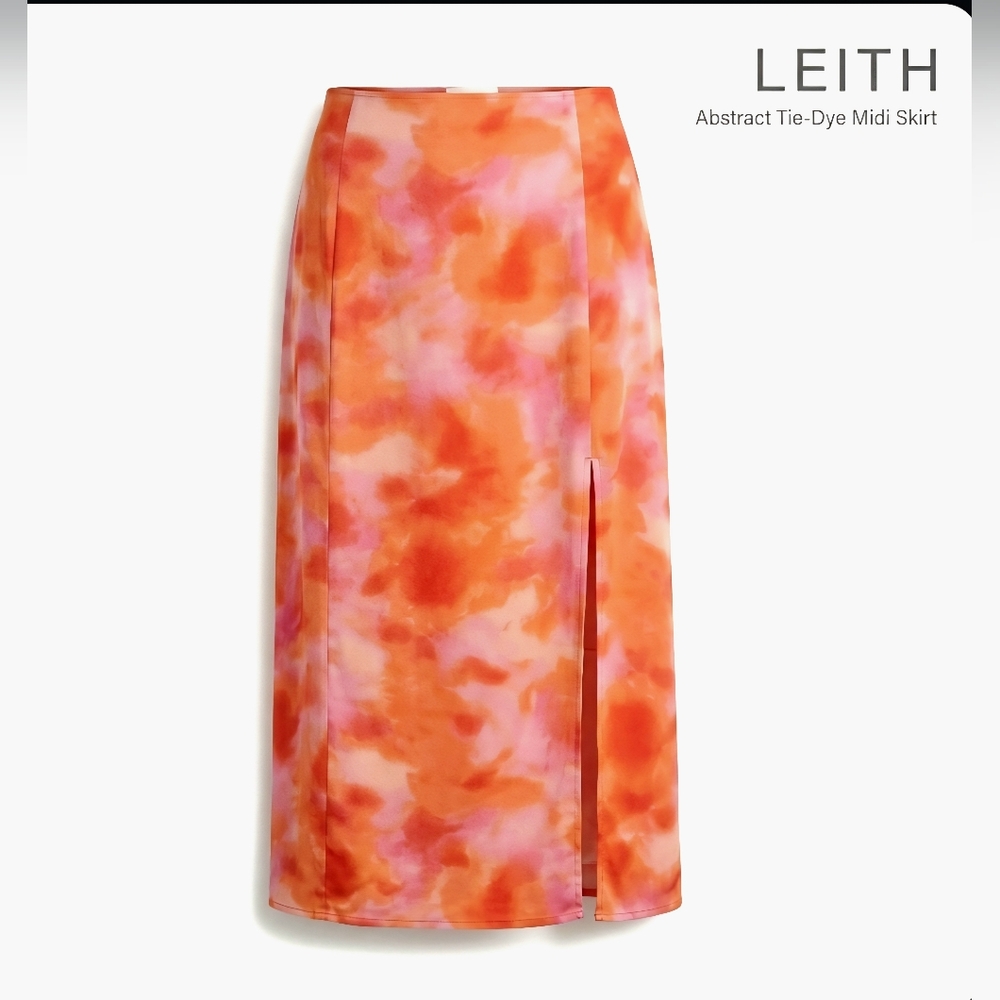 Leith Pink And Orange Tie Dye Midi Size M